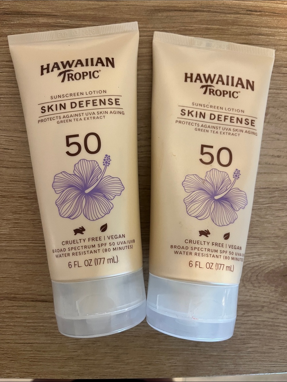 Hawaiian Tropic Skin Defense SPF 50 Sunscreen Lotion - Cream